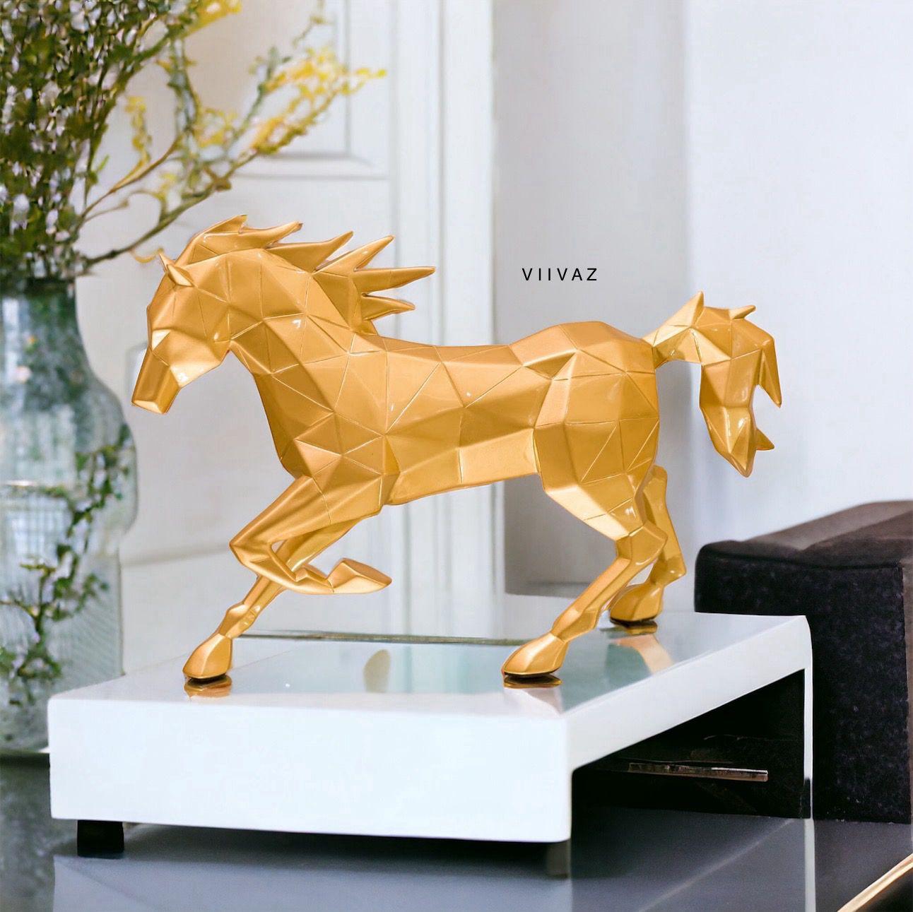 Running Hercules Horse Sculpture